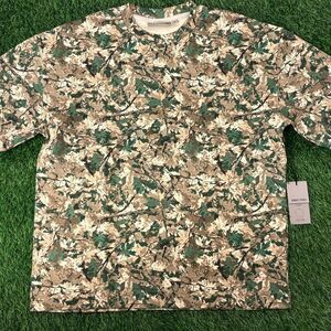 Amongst Others Camo Drop Shoulder Boxy Fit T‑Shirt Men’s Medium Green Brown NWT